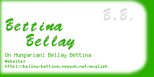 bettina bellay business card